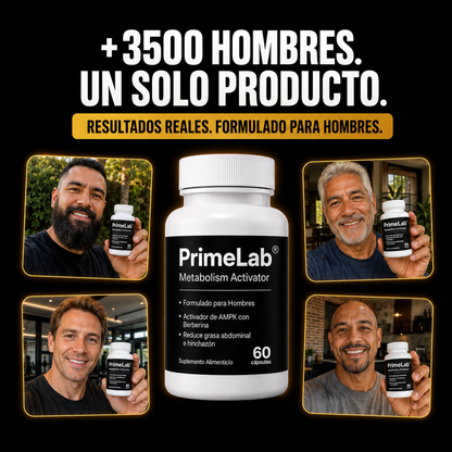 Primelab® - Recuperá un aspecto firme y masculino.